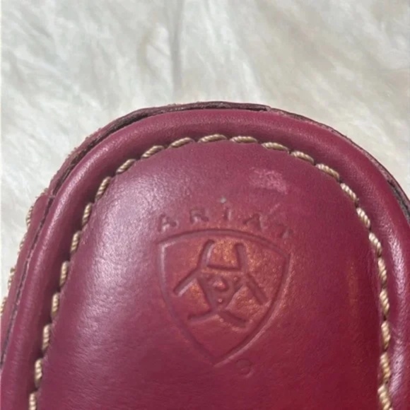 Ariat Leather Horseshoe slip-on platform sandals size 9.5 - Picture 8 of 8